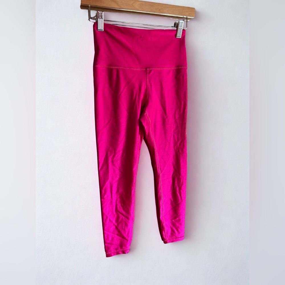Athleta Elation Shine Tight Bright Pink Leggings